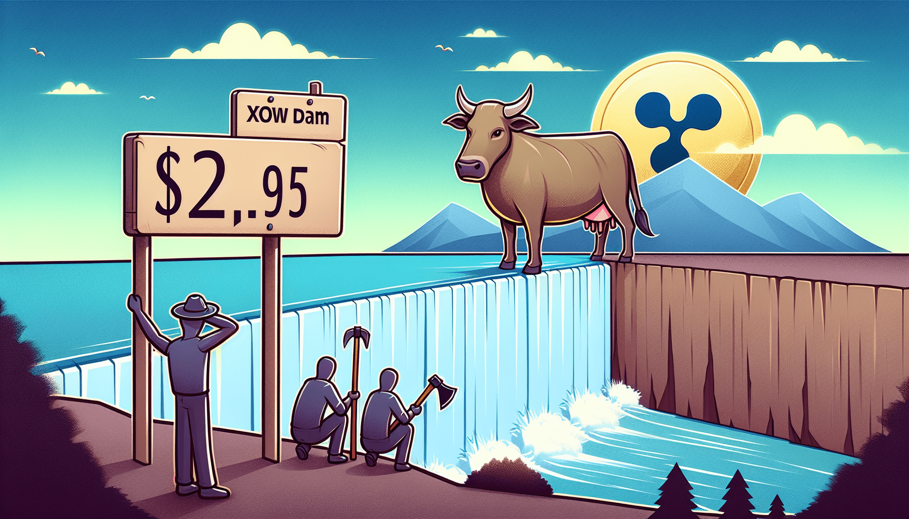 دام گاوی XRP در زیر ۲.۹۵ دلار کمین کرده است — آیا معامله‌گران آلت‌کوین طعمه را خواهند گرفت؟