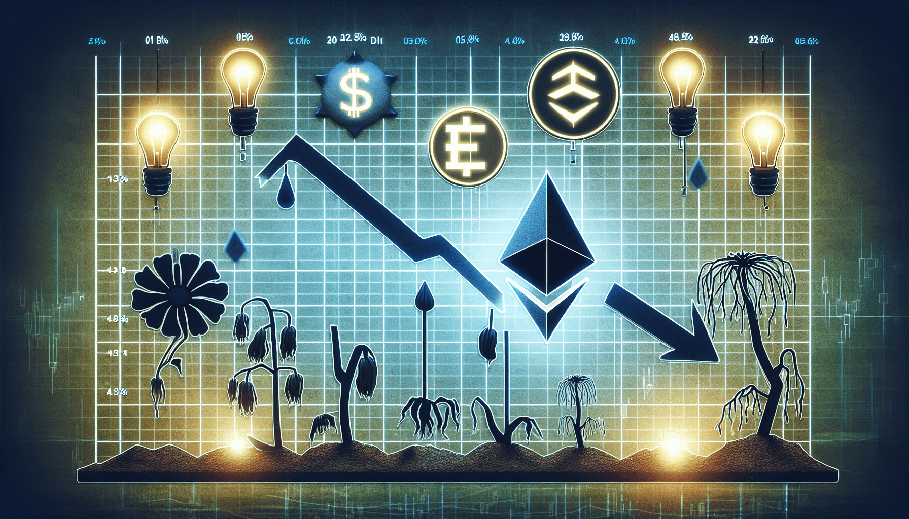 چرا قیمت اتریوم (ETH) امروز کاهش یافته است؟