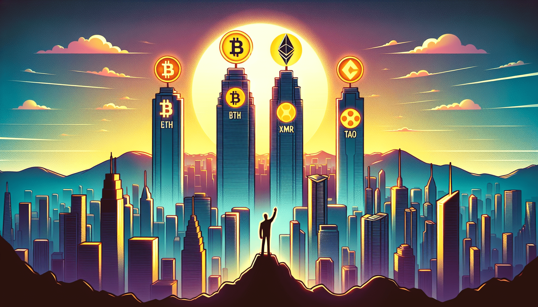 بیت کوین قدرت کافی ندارد، اما ETH، BNB، XMR و TAO نویدبخش هستند