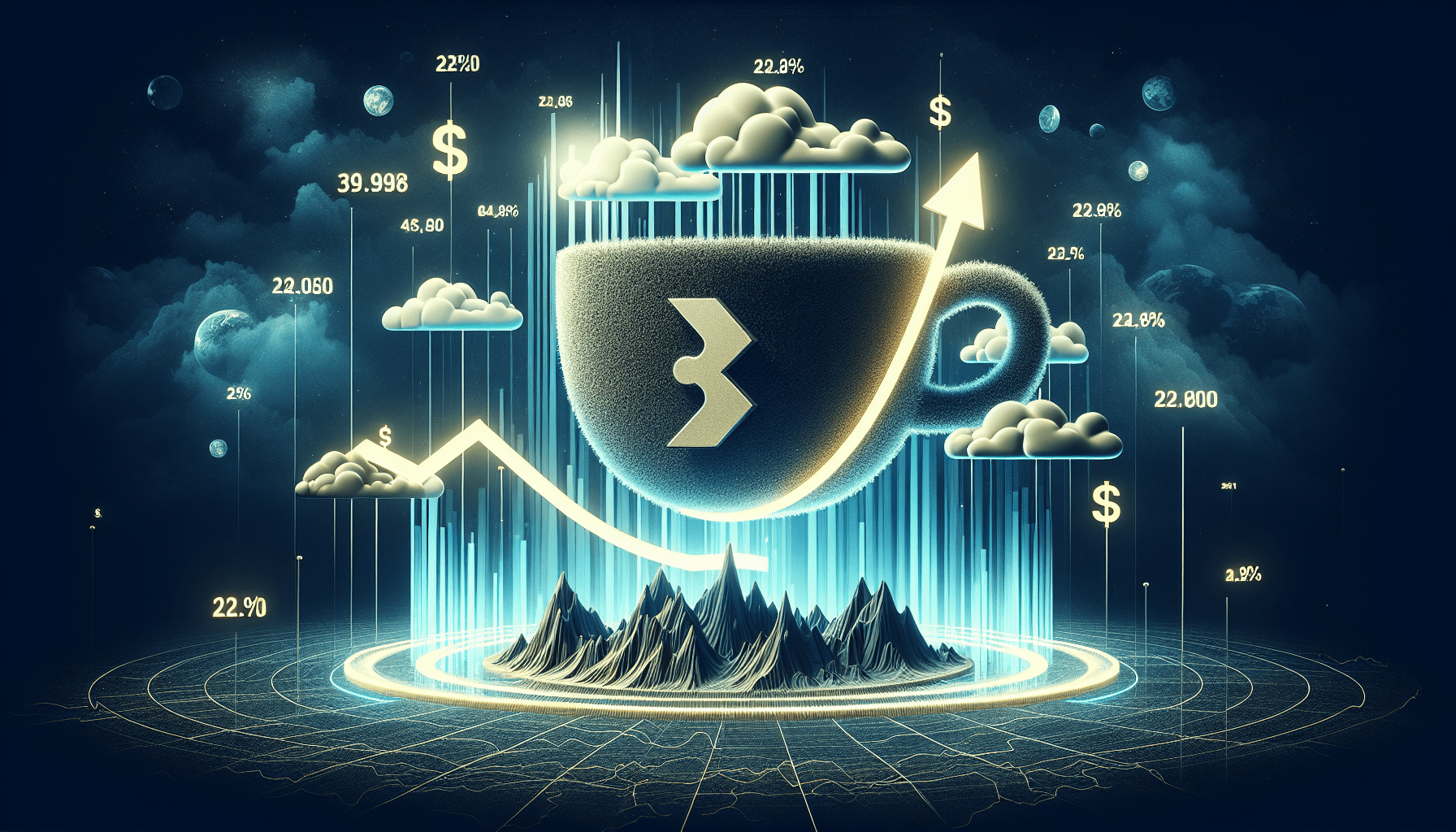 عنوان: سیگنال ‘کاپ و دسته’ قیمت XRP به افزایش ۲۵٪ اشاره دارد در حالی که خروجی‌های صرافی دوباره افزایش می‌یابند