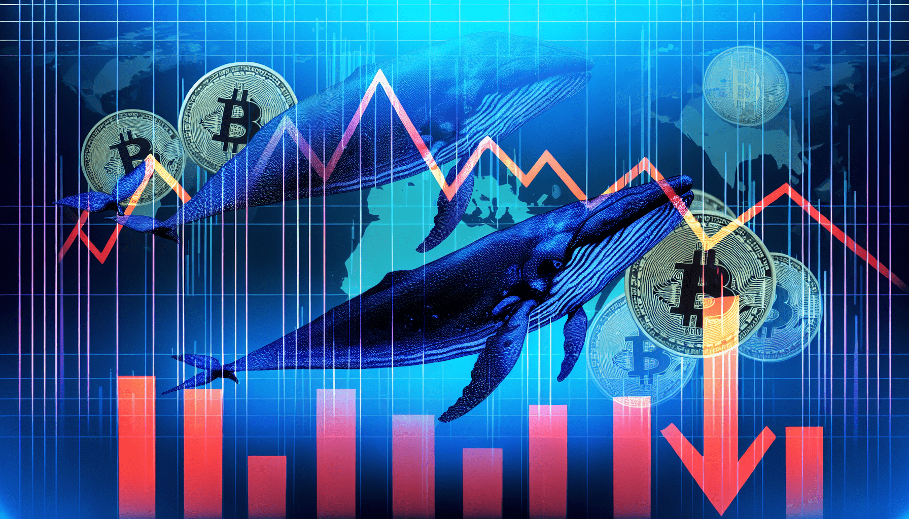 نهنگ‌ها ۲۶.۴ هزار بیت‌کوین را به آدرس‌های انباشت منتقل کردند در حالی که BTC به پایین‌ترین سطح ۳ ماهه خود می‌رسد