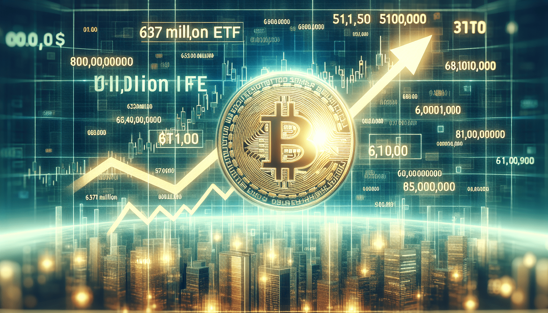 ورود خالص ETF نقدی بیت‌کوین به ۶۳۷ میلیون دلار رسید