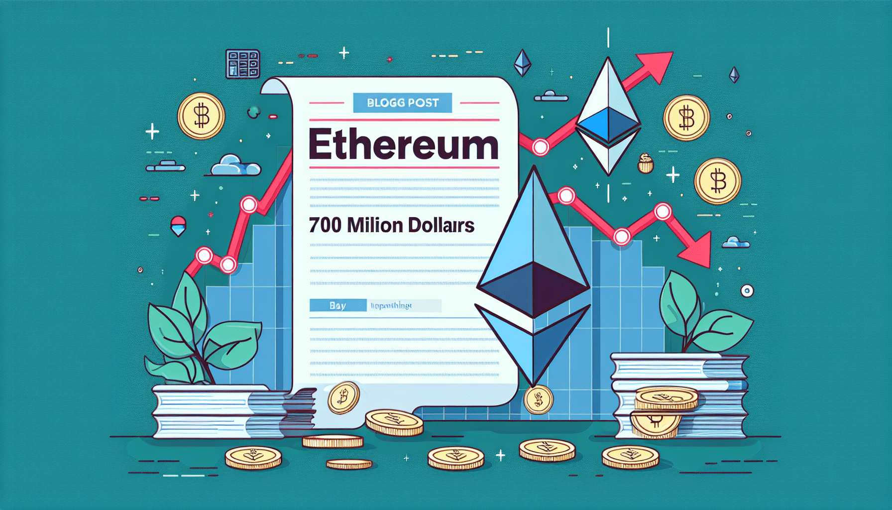 کاهش قیمت اتریوم با وجود گزارش خرید ۷۰۰ میلیون دلار ETH توسط بای بیت — چرا؟