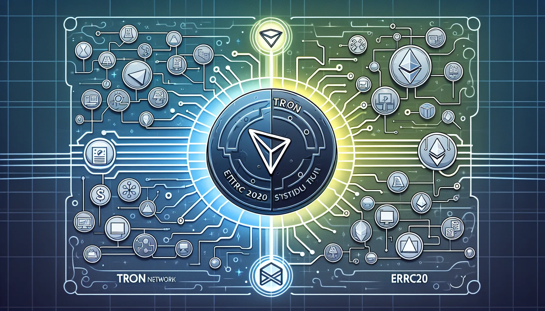 شبکه TRC20 و بررسی تمایز آن با ERC20